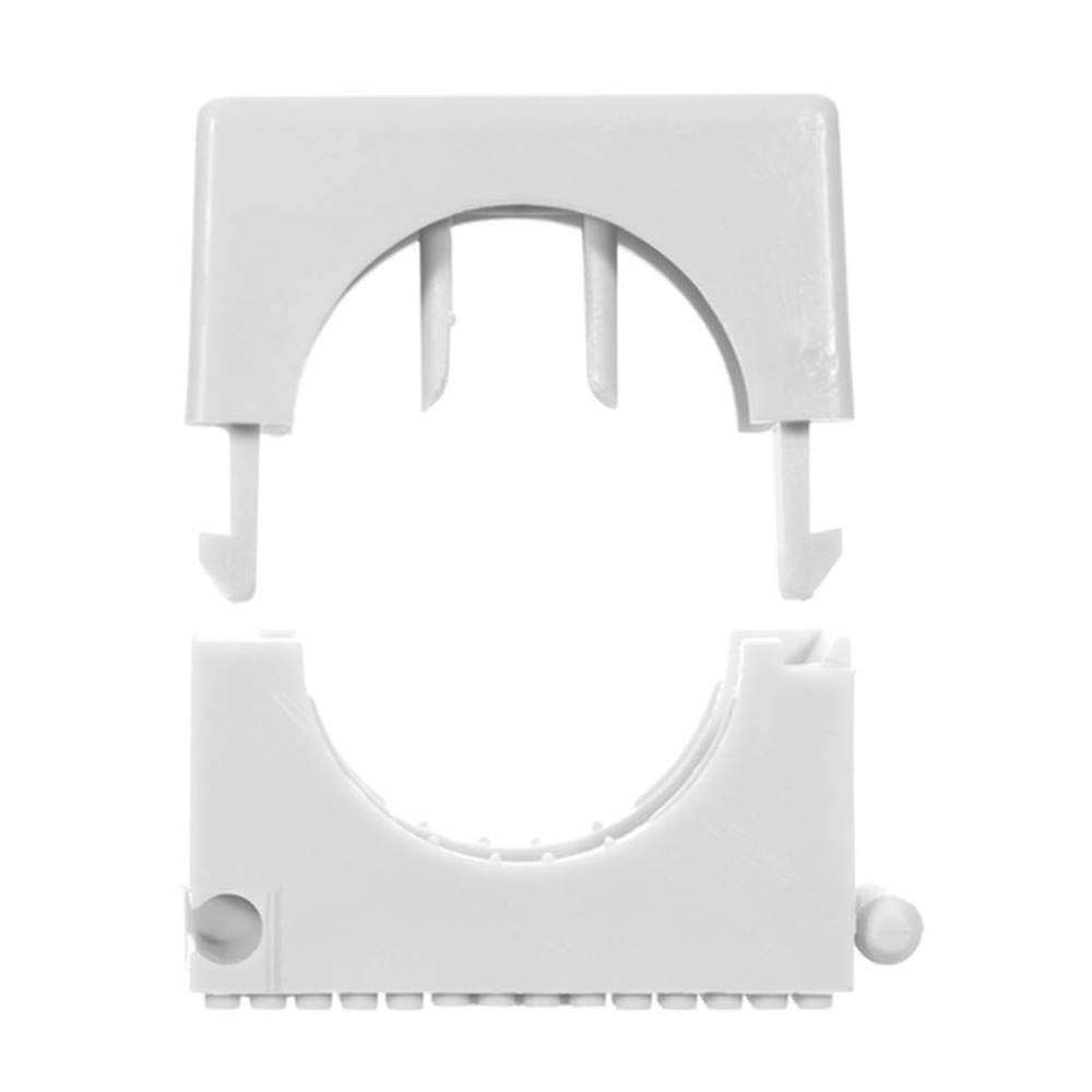 FISCHER 68023 e morsetto per privo di alogeni, Nylon, diametro 16 mm di 23 mm, Grigio (Confezione da 50 pezzi)