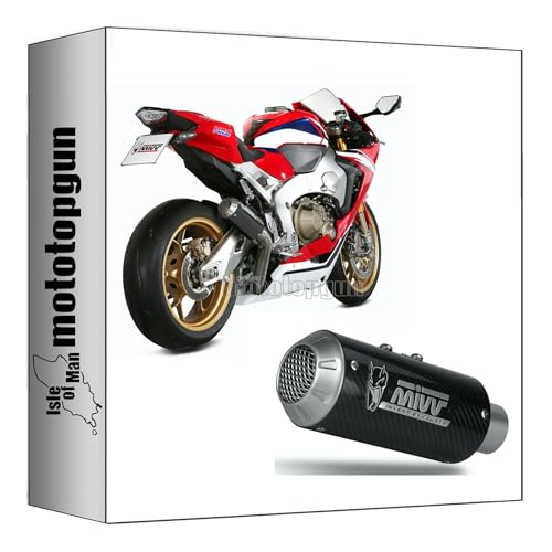 Made in Italy mivv scarico racing nocat mk3 carbonio compatibile con honda cbr 1000 rr 2017 2018 2019 mototopgun