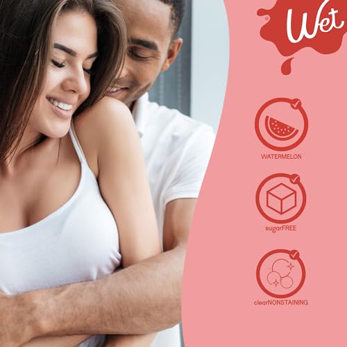 Image of Wet Juicy Watermelon Edible Lube, Condom Safe, Sugar-Free, 9 Fl Oz