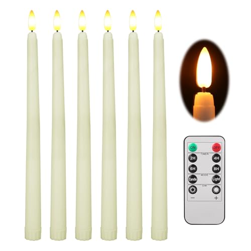 Velas cónicas LED para Navidad y cenas especiales en casa