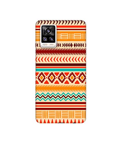 Image of Solimo Plastic Designer Marathi Rangoli Art 3D Printed Hard Back Case Backcase for Mobile Cover for Vivo V20, Multicolor