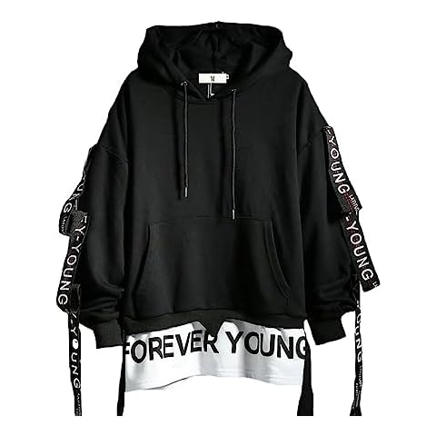 Hello MrLin Men's Techwear Hoodie Cover