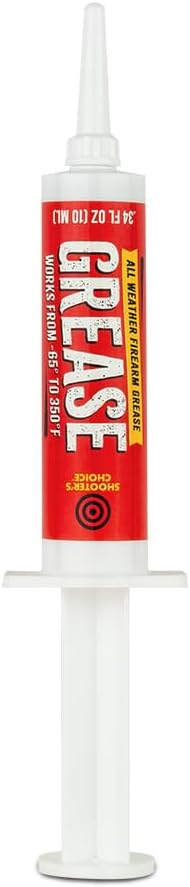 Shooter's Choice Jeringa de 10 cc de grasa sintética para todo tipo de clima (el embalaje puede variar), multicolor (SHF-G10CC)