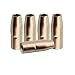 WeldingCity 5 Gas Nozzles 169-724 169724 1/2" for Miller and Hobart MIG Welding Guns