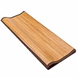 5' X 8' Floor Carpet, Bamboo Area Rug Floor Carpet Natural Bamboo Non-Slip Roll Runner Indoor Outdoor for Bathroom, Kitchen, Garden (60” x 96”)