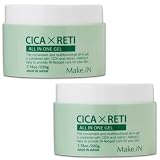 Make.iN CICA × RETI オールインワンジェル 220g | シカ レチノール ゲル 保湿 スキンケア (２個)