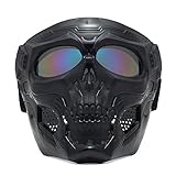 3. No hay gafas sueltas, gafas de protección u otras partes que puedan caerse. Bandas elásticas ajustables para un ajuste perfecto. El diseño humanizado te ofrece una experiencia cómoda y completa.