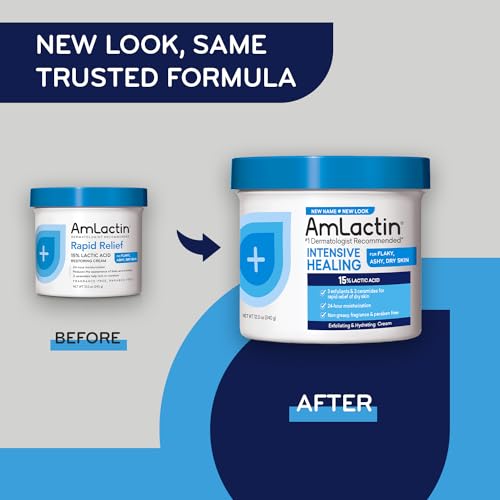 Amlactin Intensive Healing Body Cream – 12 Oz Tub & Daily Nourish 12% - 14.1 Oz Body Lotion With 12% Lactic Acid thumb #2
