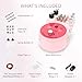 UNOISETION Diamond Microdermabrasion Machine Professional for Facial 3-in-1 Home Microdermabrasion Machine for Skin Exfoliating, Blackhead Whitehead Removal, Spray Facial Moisturizing (Pink)