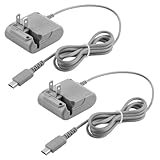2 Pack DS Lite Charger Replacement for Nintendo DS Lite, Travel Charger Replacement AC Adapter Wall Plug (100-240v)