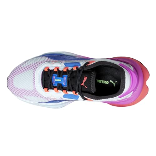 PUMA Kids Girls Extent Nitro Ultraviolet Lace Up Sneakers Shoes Casual - White4