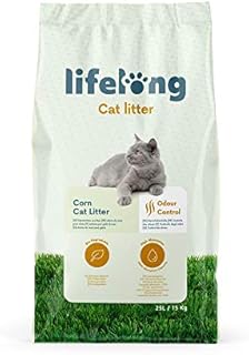 Amazon Brand - Lifelong Corn Cat Litter 25L