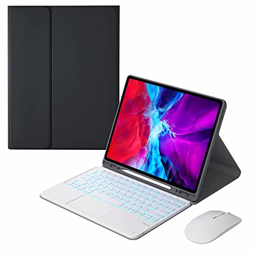 IPad Pro 12.9C`2017/2015(2ё1)pL[{[hP[XA^b`pbhtCIɎO\ȃobNCgtL[{[hABluetooth}EXt\tgTPUیJo[,