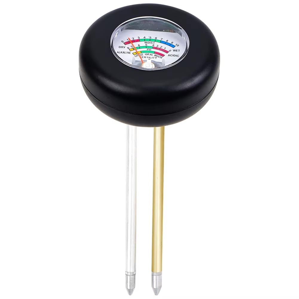 Littimoon Soil PH Meter Plants Moisture Sensor Humidity Monitor Home Garden Flower Soil Analyzer Acidity Fertility Detector