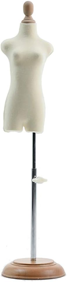 Tailors Dummy Mannequins,Female Sewing Mannequin Small Tailor Dummy, Doll Dress Form Display Mannequin Dressmakers Manikins Adjustable Height Decoration Dollhouse Accessories ( Size : 7 )