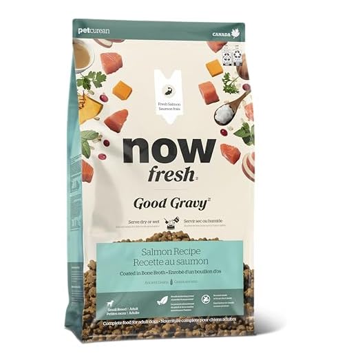 Now Fresh Good Gravy Small Breed Adult Dry Dog Food, Chicken with Ancient Grains Recipe, Bone Broth Coated Kibble, 3.5 lbs