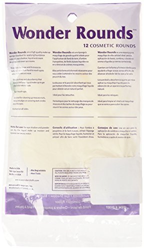 Wonder Rounds Cosmetic Puffs #1007 12 Count