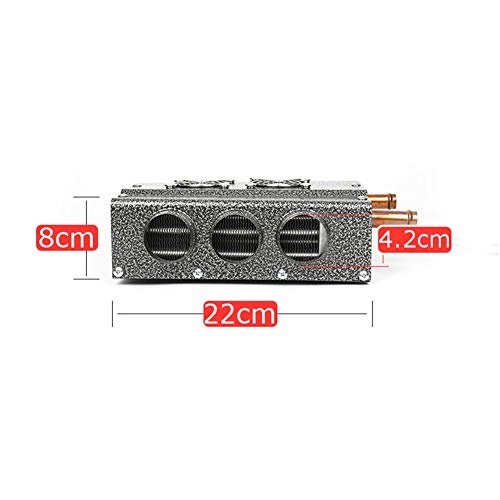 blue--net 12-24V 6 Ports Universal Car Truck Fan Heater, Portable car Windscreen Demister Defroster Defogger Compact Air Heater Diesel Portable Parking Heater Speed Switch