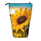 Design extensible : cette trousse est fabriquée en tissu Oxford de haute qualité, assurant durabilité et nettoyage facile. Sa fonction extensible lui permet d'être utilisée comme trousse à stylos, et la petite sangle tissée sur le côté le rend réglable. Faites glisser le haut pour le rendre plus compact si vous n'avez pas besoin de trop d'espace