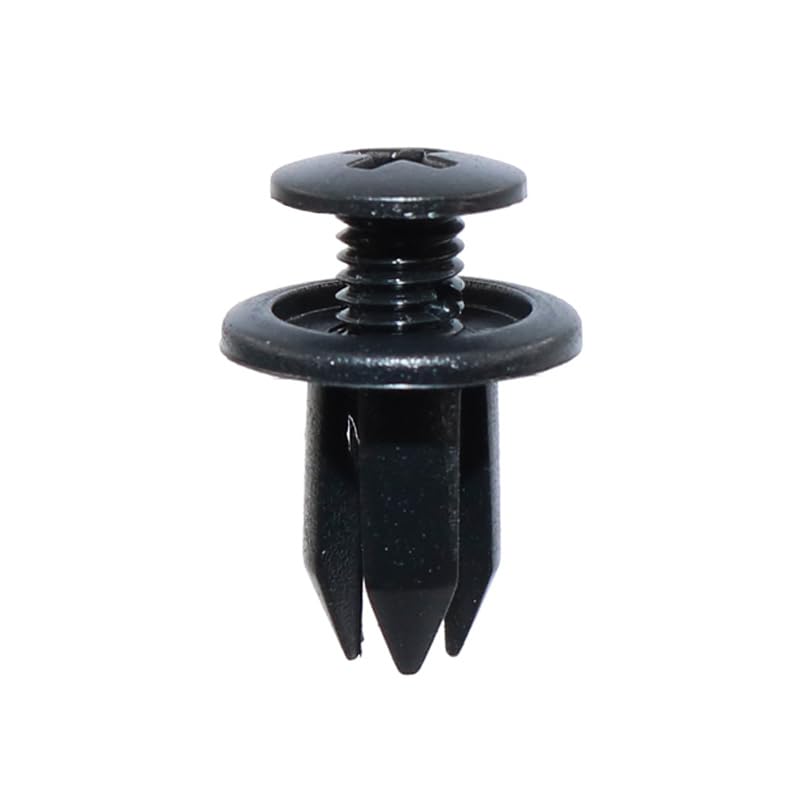 Remaches de plástico de 7,5mm para reparar el parachoques trasero suelto de Subaru Impreza