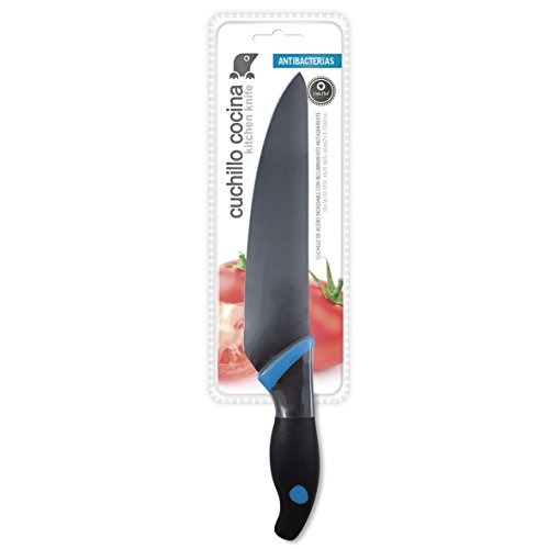 Cuchillo De Cocina 20 Cm Azul En Oferta Kitchen Knife Tmhome Cuchillo Cocina Tamaño De Hoja 203 Mm
