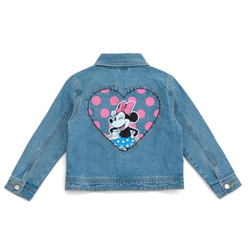 Disney Junior Girls Denim Jacket Toddler to Big Kid Sizes (2T - 14-16)3