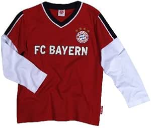 FC Bayern München Kinder Schlafanzug Größe 140 - Kurzarm Pyjama