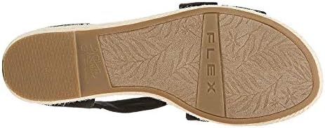 LifeStride Womens Siesta Espadrille Wedge Black 8.5 W | Image 2