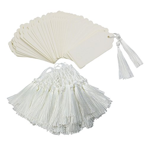 Makhry Confezione da 100 Etichette Regalo Set di