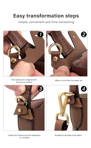 Image of Vachetta Leather Purse Strap Replacement for Longchamp Strap Kit