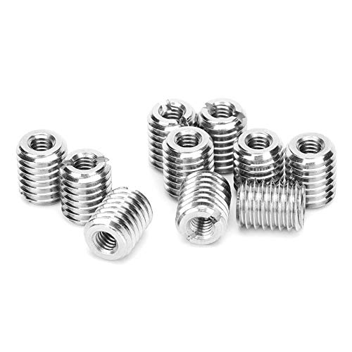 Ferramenta de Reparo de Inserções de Threads, 10pcs de Aço Inoxidável Fêmea de Reparo Feminino para