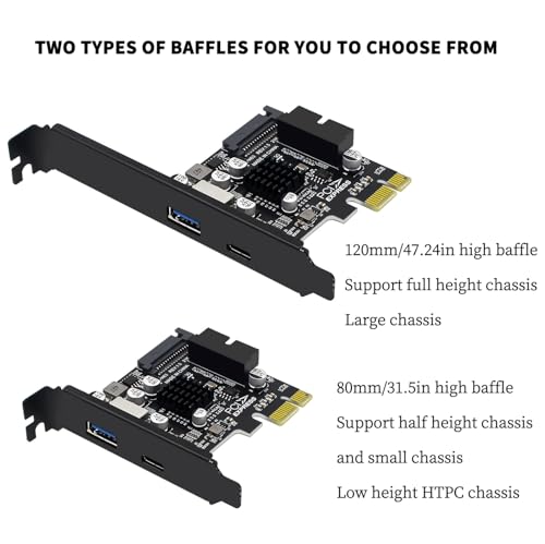 Ampliación PCIe X1 a USB 3.0 tipo E PH63C para conectar discos externos y periféricos en el PC 3