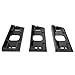 CAVN Angle Mount Compatible with Ring Video Doorbell Pro (Can Create 15/30 / 45 Degree), Replacement Adjustment Mounting Plate Bracket Wedge Corner Kit with Screwdriver and Screws (Black)