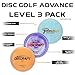 Discraft Advanced Level Three Pack – Disc Golf Set | Perfect for Men, Women and Kids | Including – Challenger, Buzzz, & Crank | Disc Weight, Color, & Foil Will Vary