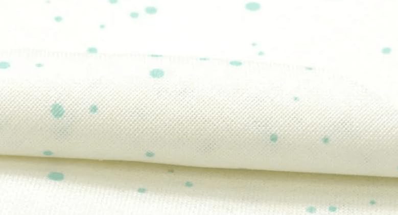 Image of Wizardi Murano Splash 32 Count Antique White Mint Splash 3984 /1299. Needlework Canvas, Cross-Stitch Fabric, Embroidery Cloth, Needlepoint Canvas. 52% Cotton and 48% Viscose. Precut Zweigart
