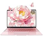 Fsjun 14" Rose gold Laptop Computer, 4 core processor Celeron J4105 [faster than N4000 and AMD3020e], 8GB RAM, 1TB SSD, FHD IPS Screen, HDMI, WiFi, BT, USB 3.0, Ultra Light Portable Student Notebook