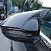 2pcs for Golf 8 MK8 R GTI RLine 2020 2021 2022 2023 Accessories（W/Lane Assist）OX Horn Side Rearview Mirror Cover Sporty Car Auto Exterior ABS -Carbon Fiber