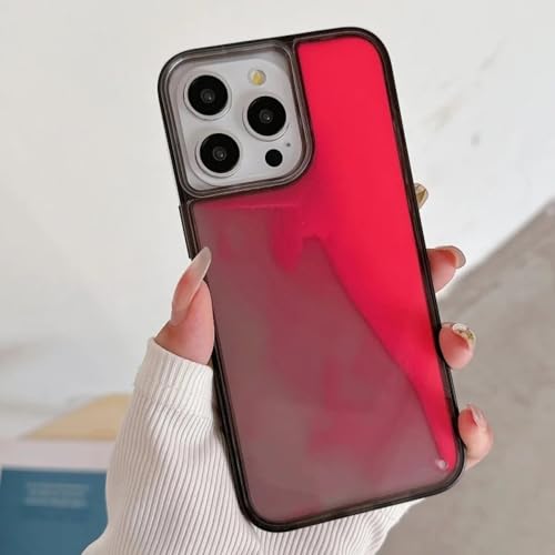 Coque anti-chute iPhone 15 Pro protégeant des chocs avec sable lumineux