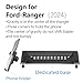 LUNQIN Car Phone Holder for Ford Ranger 2024 2025 Crew Cab Raptor Auto Accessories Navigation Bracket Interior Decoration Screen Mobile Cell Phone Mount case