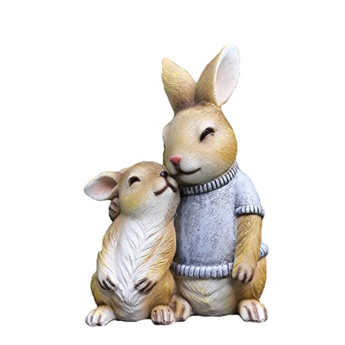 Statue de jardin lapin en résine idée cadeau idéale pour passionnés de jardinage et nature