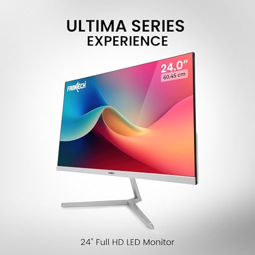 FRONTECH Store FRONTECH 24 Inch LED Monitor, IPS, 100Hz, FHD, White - Image 3