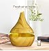 Produktbild Aroma Diffuser, ZHANSANFM 300ml Luftbefeuchter Düfte Ultraschall Humidifier Raumbefeuchter Duftlampe Öle Diffusor mit 7 Farben LED Leise Aromatherapie für Wohn-, Baby Schlafzimmer