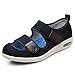 XFVC Diabetici Scarpe da Camminata Ortopedico Slip-On Cuscino d'Aria Maglia Regolabili Sandali Antiscivolo Donna e Uomo per gonfie Larghezza e Piedi diabetici Scarpe terapeutiche
