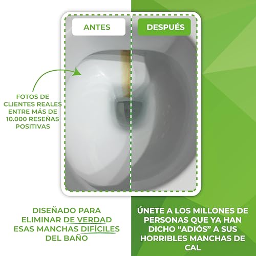 Cleaning Block WC - Pack de 4 barritas para eliminar manchas de cal, sarro y otra suciedad incrustada en inodoros, WC, lavabos, bañeras y otras superficies en el baño - imagen 5