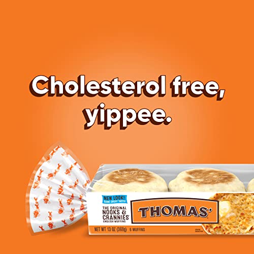 Thomas' Original English Muffins, Plain, 13 Oz, 6 Count (Pack Of 1) #TOP6