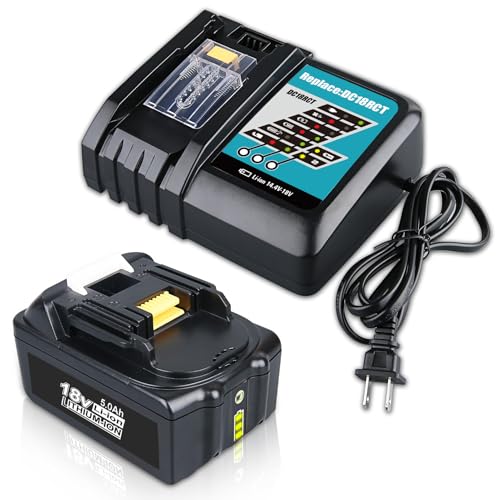 Prezoye 18V 5,0Ah Akku und DC18RC Ladegerät