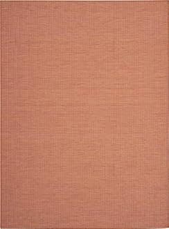 Nourison Home Positano Terracotta 7' x 10' Area Rug - Easy Clean, Non Shedding, Bed Room, Living Room, Dining Room, Kitchen (7' x 10')