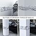 Ampulla GWP01 Marble Grain Garage Wall Protector Car Door Protectors, Garage Accessories, Parking Stopper for Garage, Tool-Free, Designed in Germany