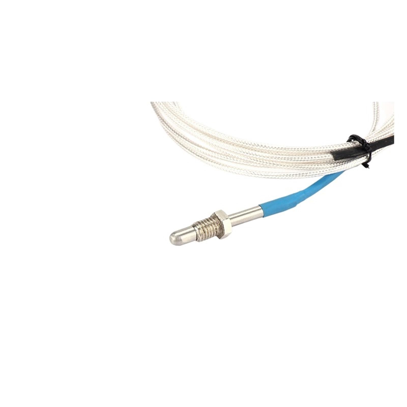 WZPT-02 M8 Schraube PT100 Typ 1-5M Draht Kabel Thermoelement Temperatursensor 1St(PT100 2M M8)