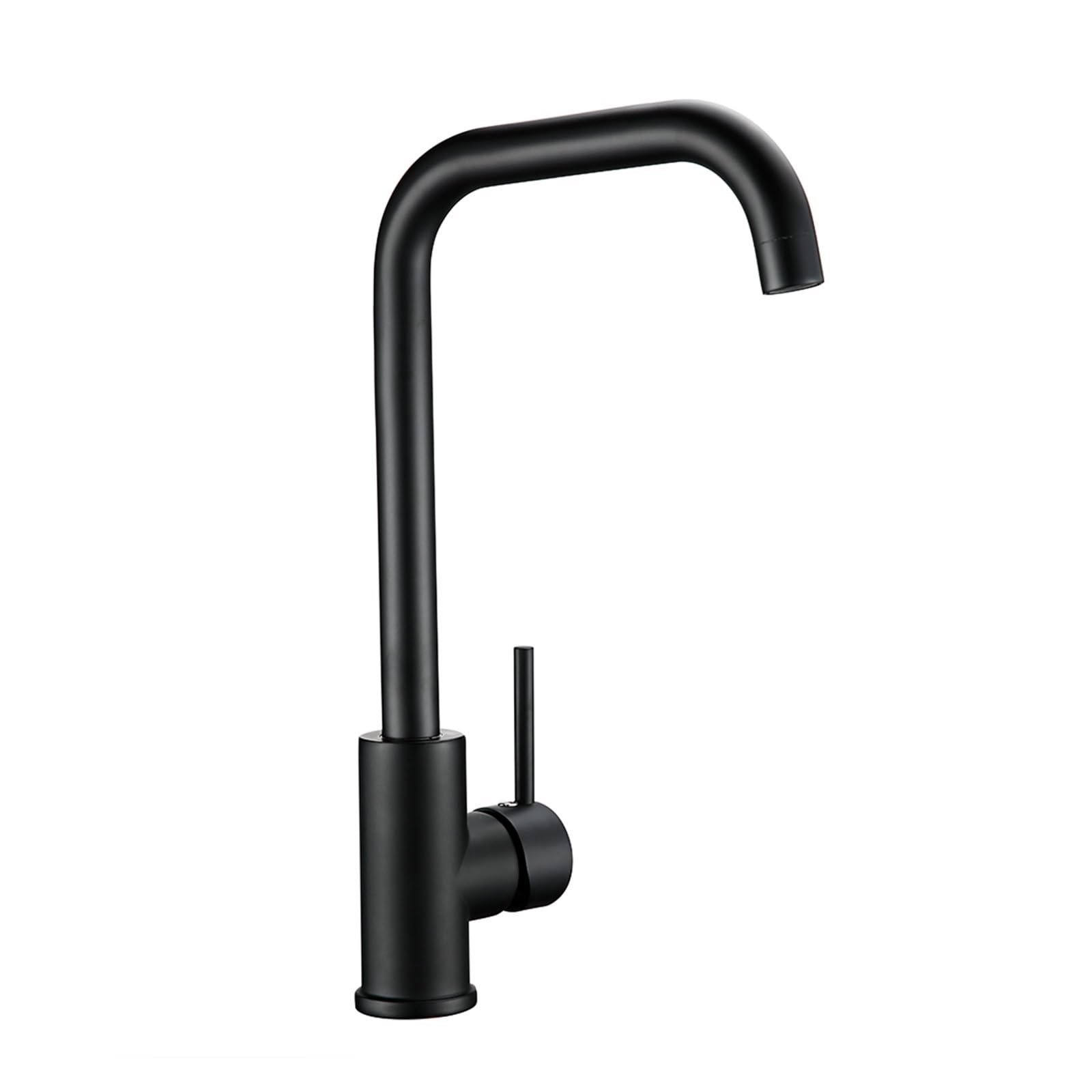 Robinet d'évier de cuisine noir en acier inox pour simplifier vos recettes quotidiennes